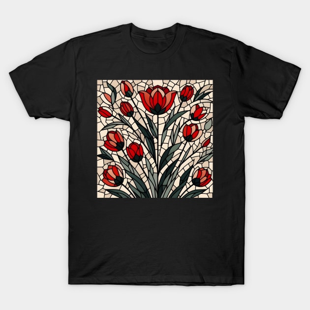 Tulip Flower T-Shirt by Jenni Arts